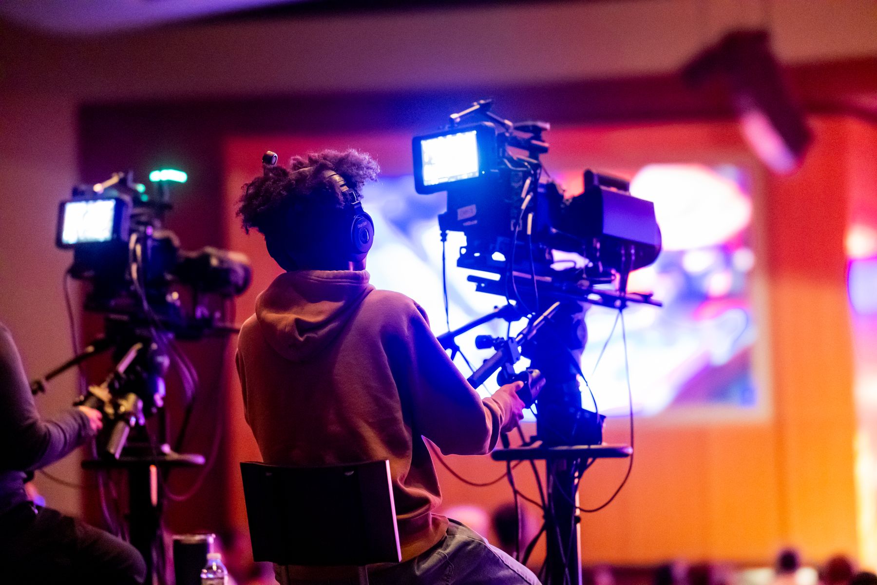 Live event camera and production environment